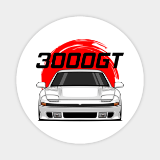 Front White 3000GT 1990 1993 JDM Magnet